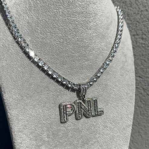 Custom Pendant Thick Letters