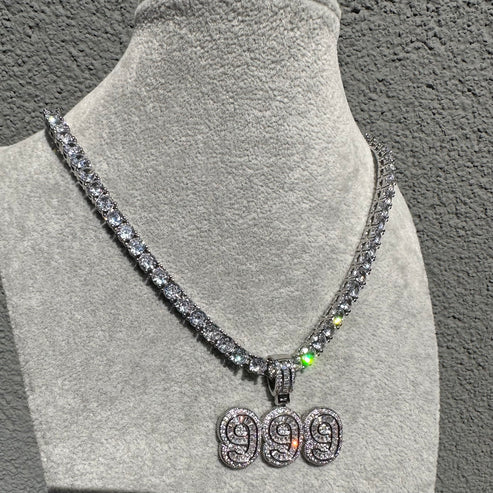 Custom Pendant Thick Letters